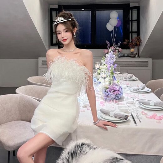 Bai Qixin crown tiara female 18-year-old crown hair accessories high-end princess bride proposal and certificate wedding accessories birthday gift large water drop crystal crown