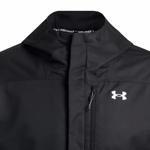 Under Armor Men's Autumn and Winter New Sports Fleece Warm Liner Outdoor Windproof Three-in-One Hooded Jacket 1371585-002 XL