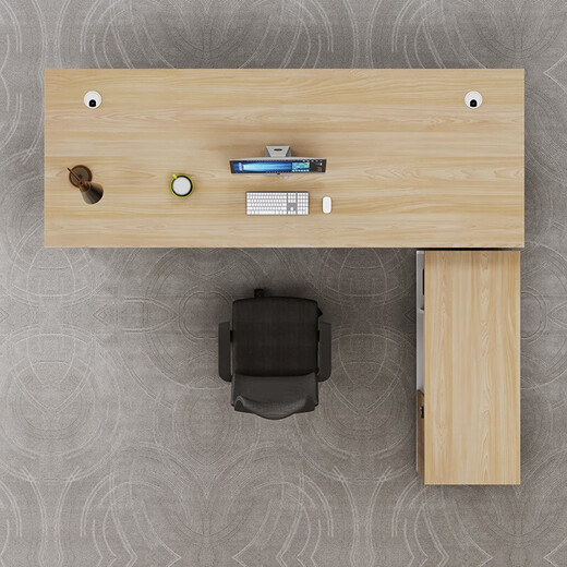 Table Xiaobai boss table office desk and chair combination simple modern long table president table supervisor manager table executive desk office desk 1.6 meters boss table