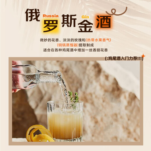 派斯顿白俄罗斯原瓶进口金酒45°烈酒洋酒小鸟瓦赛宁 端午节送礼 500mL 1瓶