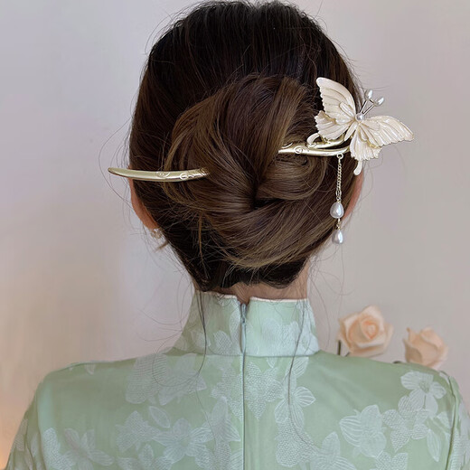 Jianlu Tassel Hairpin Gift Box Set Hairpin Ancient Style High-end Hairpin High-end Hair Accessory Hairpin 520 Gift for Girlfriend Ancient Style Hairpin Five-piece Set Gift Box