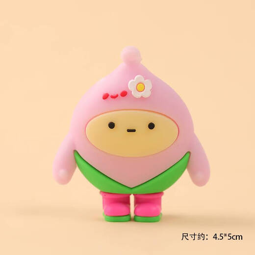 网红烘焙蛋仔派对生日蛋糕装饰摆饰卡通儿童男孩派对插件套装 孔雀蓝