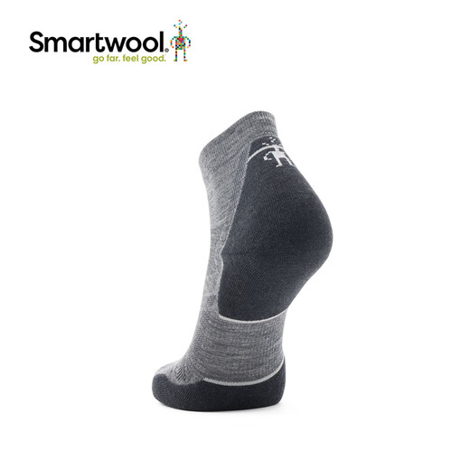 Smartwool Running Directionnel Absorption de choc chaussettes de cheville Mérino-laine de chaussettes extérieures chaussettes sportives chaussettes courtes 1661 gris moyen 052 (nouvelle couleur) L (adapté à la taille du pied 42-45)