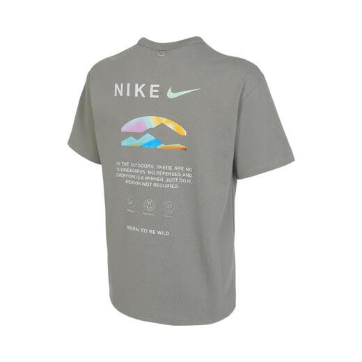 NIKE耐克t恤男装 24夏季新款运动服潮流时尚透气圆领半袖训练短袖 HF6172-053 S