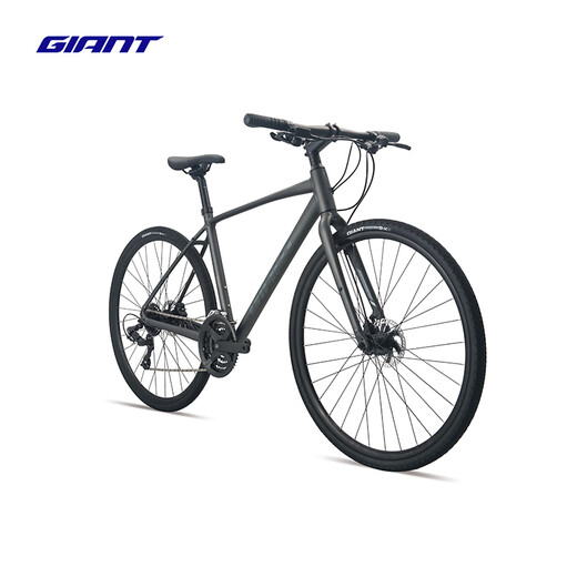 捷安特（GIANT）Escape 1成人男城市休闲通勤24速健身平把公路自行车  消光星河灰 700CX485MM M建议170-180cm