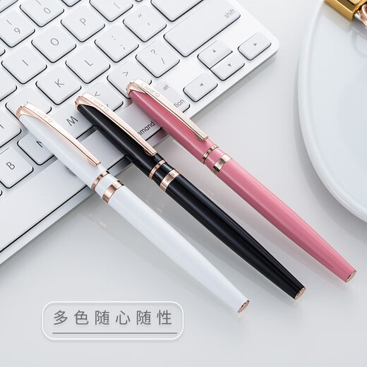 
Hero (HERO) Pen H701 Fashion 10K Gold Pen Tip Men and Women Practice Signature Pen Birthday Gift Black Single Plug
