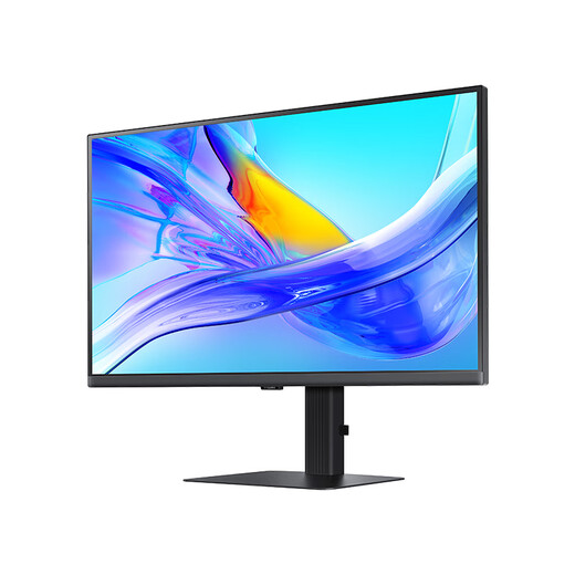 三星（SAMSUNG）32英寸 S80UD 4K HDR 90WType-C 10.7亿色 KVM PBP 旋转升降 安装方便 办公显示器 LS32D806UACXXF