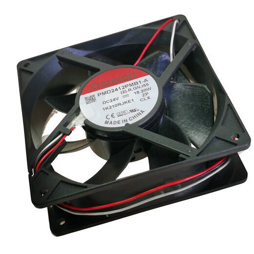 SUNON Jianzhun new fan PMD2412PMB1-A(2).R.GN three-wire 12038/24V heat dissipation fan PMD2412PMB1-A(2).GN 2-wire
