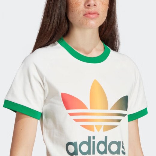 Adidas (adidas) Clover Vêtements pour femmes Nouvelles vêtements de sport T-shirt à manches courtes respirantes DW3892 IS0310 S 34