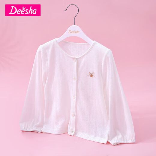 Deesha (Deesha) Deesha Vêtements pour enfants Girls Top 2023 Clothing d'été pour enfants à la mode en trois dimensions en tridimente
