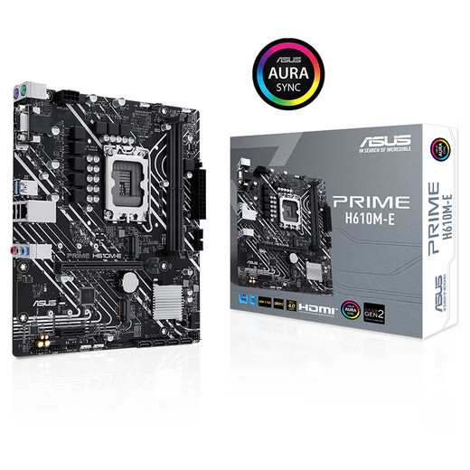 ASUS (ASUS) Prime H610M-E es base compatible con DDR5 CPU G6900/12400F/12100F/13100F (Intel H610/LGA 1700)