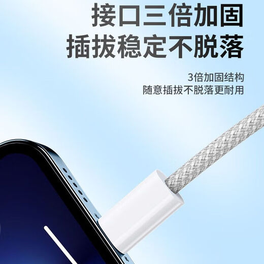 适用原装正品iPhone数据线45W快充编织 1米 【苹果16Plus】A3291