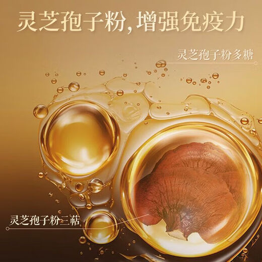 北京同仁堂同仁堂北京同仁堂破壁灵芝孢子粉增强免疫力中老年术后送礼滋补品 【增强免疫力】*2盒装