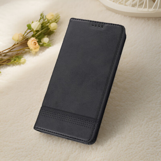 Ju Xiaozhi convient à Honor 70pro Mobile Phone Case Flip Leather Case Sdy-An00 Wallet Card Card Full-incrusion anti-Fall Soft Inner Case de protection Absorbe magnétiquement l'honneur 70pro / 70pro + universel [bleu]