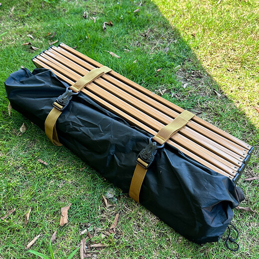 Kunsui Outdoor-Bündelhalle, Camping-Koffer-Gurte, Zelte, Rucksäcke, Schlafsäcke, Frachtfixierungen und Anziehen der Krawatte [Khaki] Multifunktionale Griffgurte (2 Stücke)