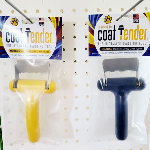 CoatTender pet floating hair comb bottom velvet plucked terrier dog elastic angle quick processing rapid hair plucking CoatTenderMEDIUM medium coarse teeth