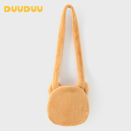 DUUDUU婴儿毛绒单肩包包新生儿卡通斜跨包宝宝可爱外出零钱包新款 小狗 BB9708/黄色/均码