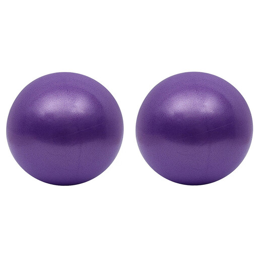 Sino-European Yoga Ball Small Ball Pilates Training Pelvic Floor Muscle Fitness Core Yujia Equipment Sports Elastic Ball Home Purple 2 Pieces Diameter 25cm More Yoga Ball Sizes