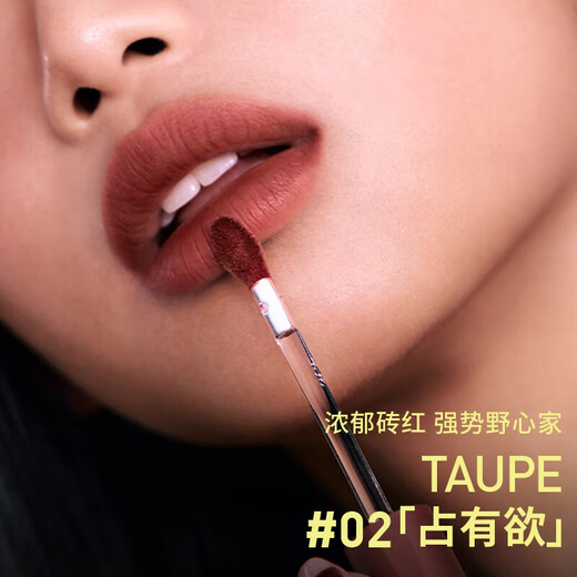3CE Velvet Lip Glaze Upgraded Version #02 TAUPE Possessive Lipstick Lipstick Birthday Gift for Girlfriend