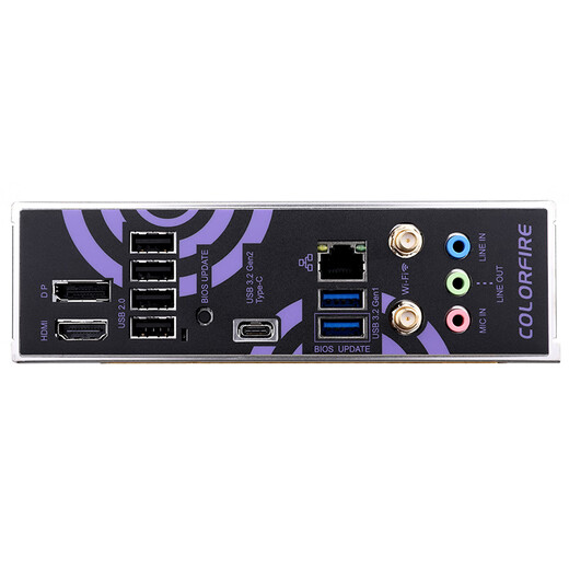 COLORFIRE 主板CPU套装 B760M-MEOW WIFI D5暗影紫+英特尔(Intel) i5-14600KF CPU 主板+CPU套装