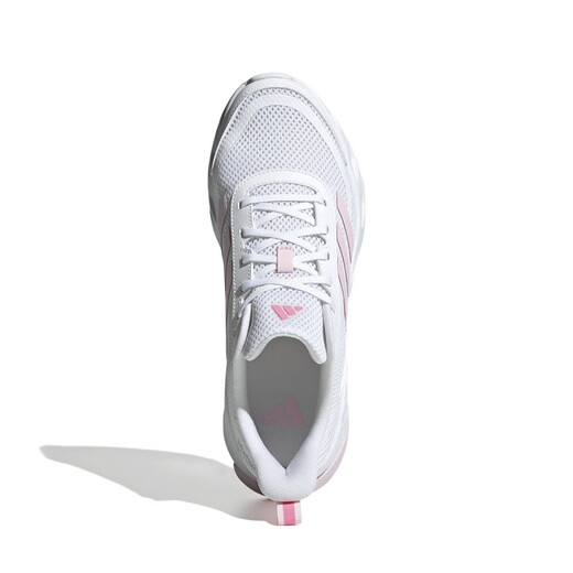 ADIDAS Adidas women's shoes spring and autumn new lightweight and comfortable casual shoes mesh breathable cushioned running shoes JH9855 white/clear powder JH9855 37