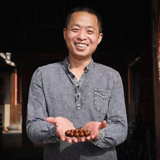 老油梨系列正宗海南黄花梨手串男18mm老料海黄瘤疤佛珠手链孤品 海南黄花梨老料瘤疤6mm-108颗