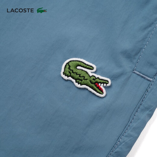 LACOSTE French crocodile men's 25 spring and summer new lightweight and comfortable sports trousers | XH8909 HD9/blue gray L 5