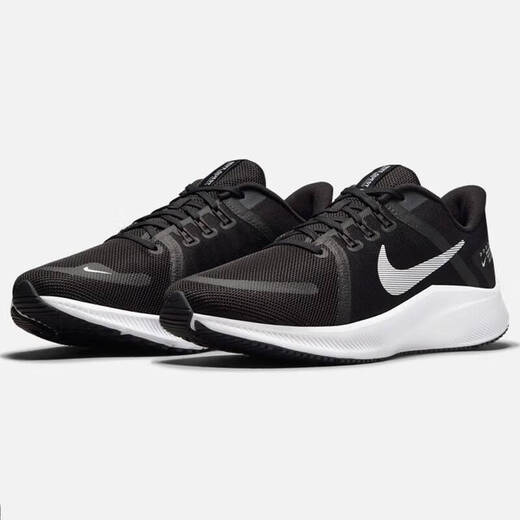 Chaussures Nike (Nike), Nouvelle course d'été Swift 3 Chaussures de sport à coussin respirant, chaussures de course sur route, chaussures décontractées, DA1105-006 / Ash foncé noir et blanc 44,5