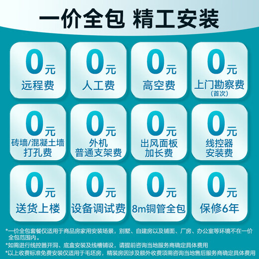 Hisense Hisense central air-conditioning duct machine One-to-one realm flagship version One-price all-inclusive Seiko installation Household embedded 3-layer purification Full DC frequency conversion air conditioner 3 HP HUR-72WH/YDZBp