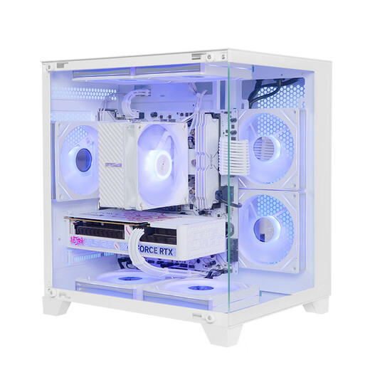 Colorful AMD Ryzen 7800X3D/9700X/9600X game console 5060/5060Ti/5070 graphics card design AI 2K e-sports DIY assembly of the complete desktop computer Configuration 2 R5 9600X丨RTX5060 50 series graphics card dominates e-sports