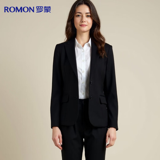 Luo Meng Suit Women's Professional Decoration Single Suit Business OL Women's Interview Work Commuting Suit Jacket