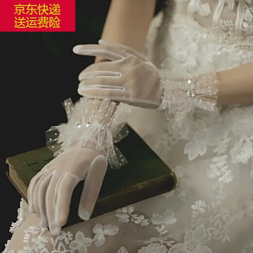 Bowgeyeon Bride style coréen blanc en dentelle fleur de fleur de garantie perle de perle élégante robe de mariée de style de style hepburn