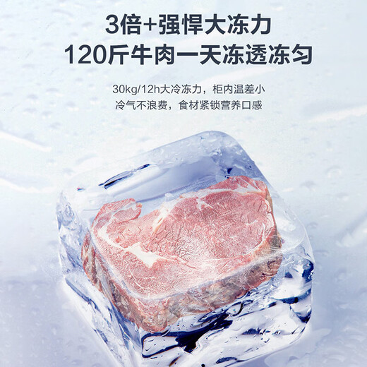 海尔（Haier）风冷无霜冰柜家用200/300/480升以上大容量零下38℃超低温柜一级节能省电大冷冻卧式冷柜国补20% 480L 无霜【大容量双开门】约冻675斤肉