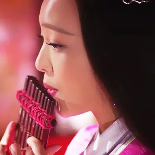 悠悠8管芈月排箫ABS树脂儿童学生音乐课手工自制乐器礼品礼物唐宫 DIY红绳款 芈月8管树脂黑色 自制