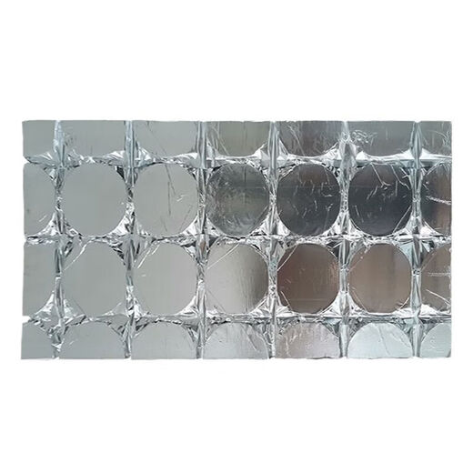 Floor heating module backfill dry aluminum foil geothermal superconducting extruded board aluminum plate template water floor installation insulation board household aluminum foil superconducting U-shaped 16 (1.2 m