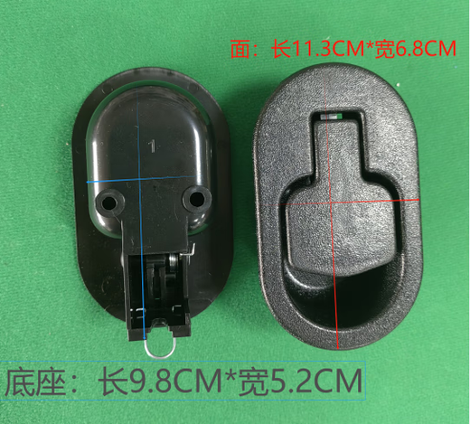 CLCEY aluminum alloy function sofa wrench black switch handle lazy sofa handle first class sofa switch button hand black plastic switch base size approximately 9852*2 pieces