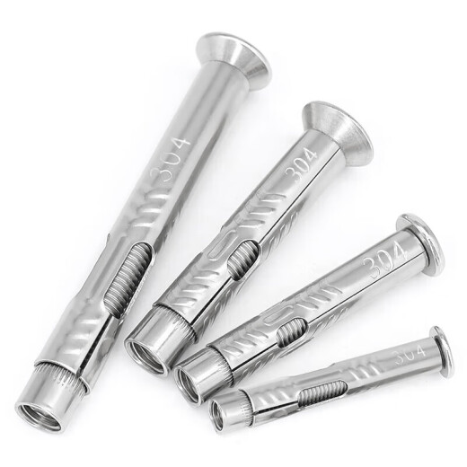 Tornillos de expansión de acero inoxidable shizhi 304 Tornillo de expansión de la cabeza plana del perno de expansión cruzada completa