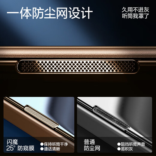 Flash Magic eignet sich für Apple 16Promax Tempered Film iPhone 16pro Anti-Peeping-Film in einer Sekunde, staubdichtem und Anti-Peeping-, Anti-Fall-Fall, Wear-resistant, kratzfestem, Anti-Fingerabdruck-Schutzfilm 2 Stücke Apple 16promax Sofort Anti-Peeping-Film