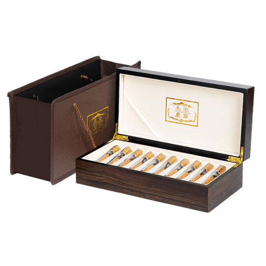 渭水鸿 冬虫夏草礼盒4根/克(2.5g)10管【父亲节】送父母长辈实用礼品