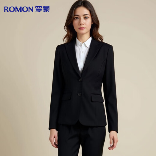Luo Meng Suit Women's Professional Decoration Single Suit Business OL Women's Interview Work Commuting Suit Jacket