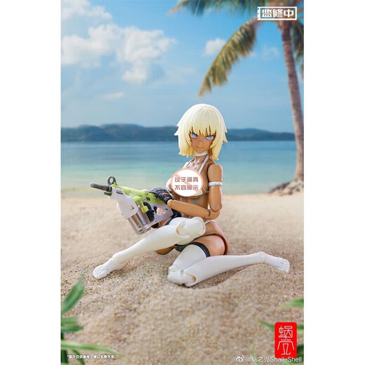 HOBBY MIO Snail Shell Snow Drop Flower Plan Mecha Girl Machine Girl Assembly Model 15cm Unpacked and Not Returned Miao Ke