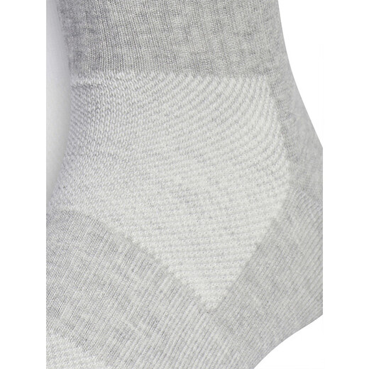 阿迪达斯（adidas）男袜女袜2024夏季新款简约运动休闲中筒袜JC9272 黑/白/中麻灰|JC9272 S
