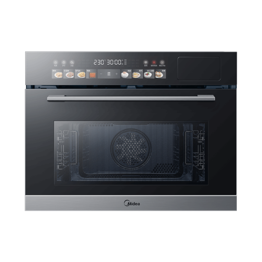 美的（Midea）嵌入式微波蒸烤炸一体机四合一过热水蒸气冷凝系统智能炫彩屏炉珐琅搪瓷内胆家用母婴辅食BG5010W 50L大容量