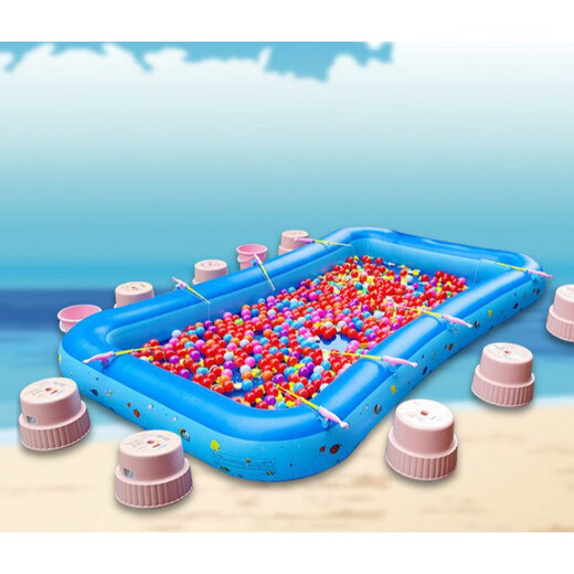 Piscina de pesca inflable para bebés sangshu piscina de pesca para niños de piscina para niños mares de la playa parque para el hogar juguetes para niños jugando cubierta de piscina 130 cm piscina piscina piscina de arena + bomba eléctrica