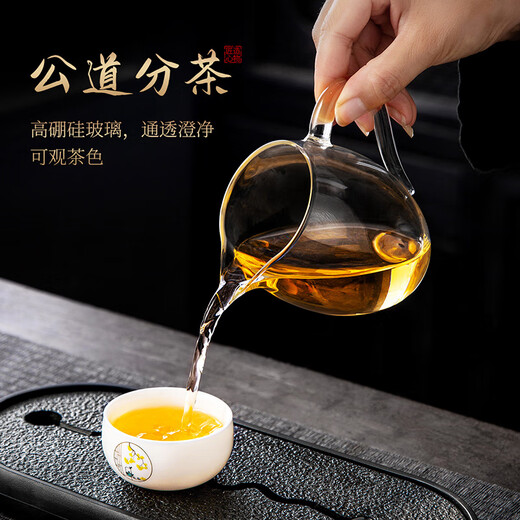 Xiangye Mutton Fat Jade Kung Fu Tea Set Sancai Covered Bowl Three-piece Set with Tea Tray Complete Set for Guests to Make Teapot and Drink Tea Cup Yunchu Pure White Covered Bowl Two-cup 4-piece Set + Gourd Tray