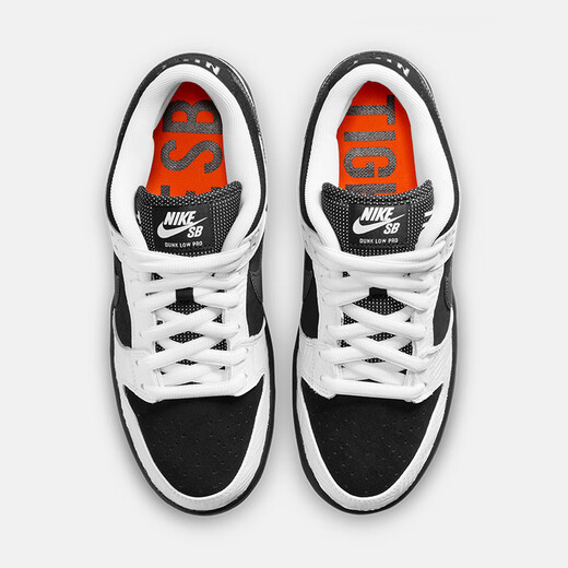 NIKE耐克SB Dunk Low PRO黑白反转熊猫 男女同款 低帮减震休闲板鞋 FD2629-100 36.5