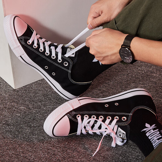 Converse Canvas Schuhe Herrenschuhe Frauenschuhe Allstar Schwarze Sportschuhe atmungsaktive Freizeitschuhe 37