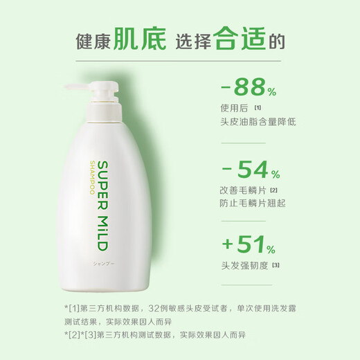 Huirun (SUPER MiLD) [Li Yunrui's same style] Skin bottom shampoo green wild aroma 600ml fluffy shampoo OCC