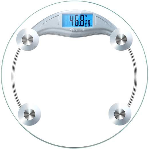 Xiangshan body weight scale electronic scale human body household accurate weighing scale high-precision human body scale round large scale surface backlight display gift