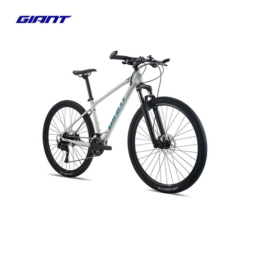 捷安特（GIANT）ATX 830油压碟刹成人变速铝合金18速可锁死避震山地自行车 全消光烟雨灰 27.5×14.5 XS 建议152-164cm